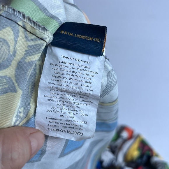 Star Wars Twin Fitted Sheet 2015 Character Grid Print - Picture 4 of 4